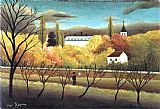 Henri Rousseau The Orchard painting